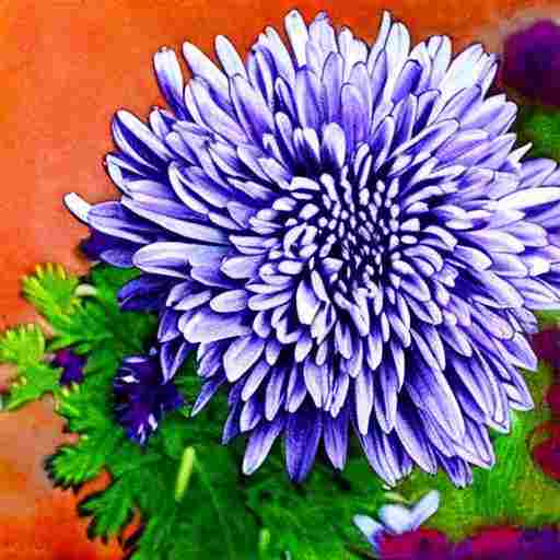 Bedeutung der violetten Chrysantheme