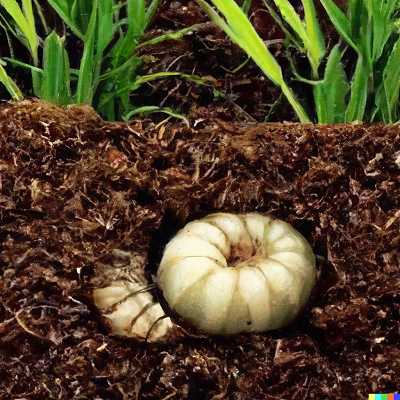 can dogs smell grubs