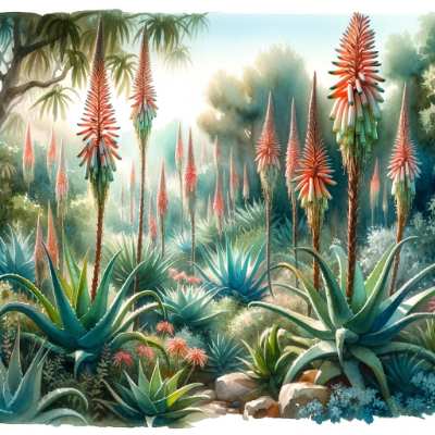 is aloe vera flowers rare