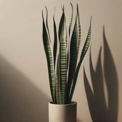 Skinny Snake Plant Leaves