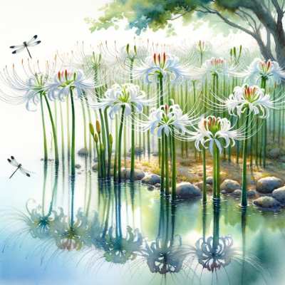 white spider lily meaning
