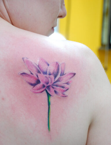 lotus flower | pink lotus tattoo soon after 
