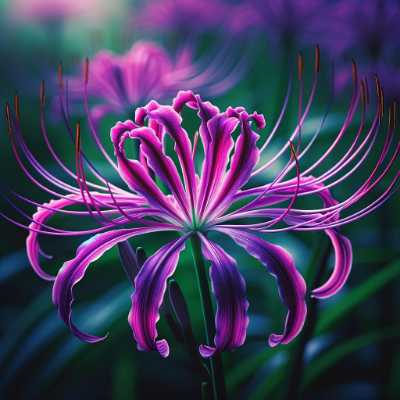 purple spider lily symbolic