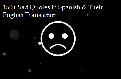 Sad Quotes in Spanish