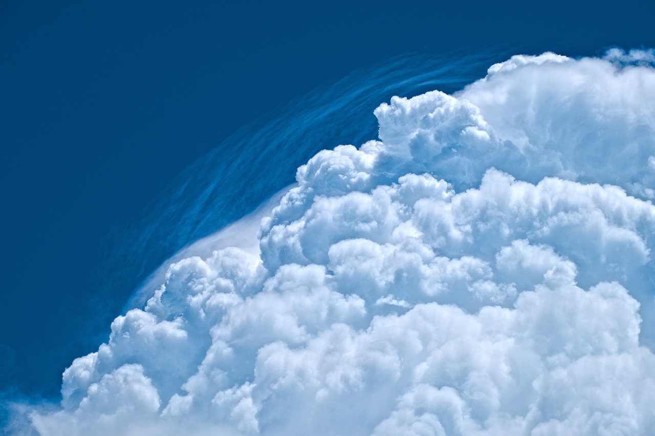 clouds thunderstorm sky nature storm threat rain cumulonimbus hurricane cloudy weather
