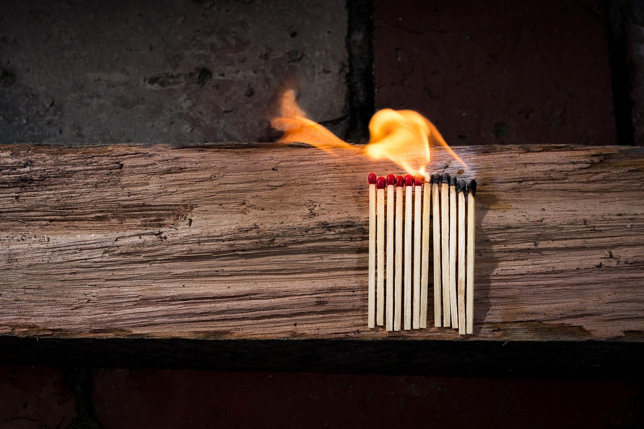 flame matchsticks match wooden sticks burning light flame match match match match match