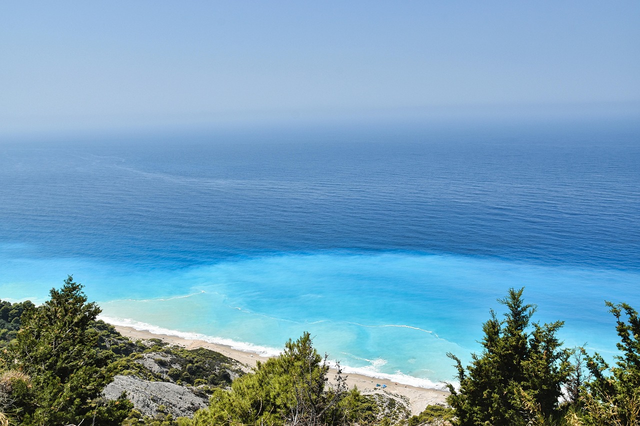 beach sea bay coast vacations travel greece nature summer landscape