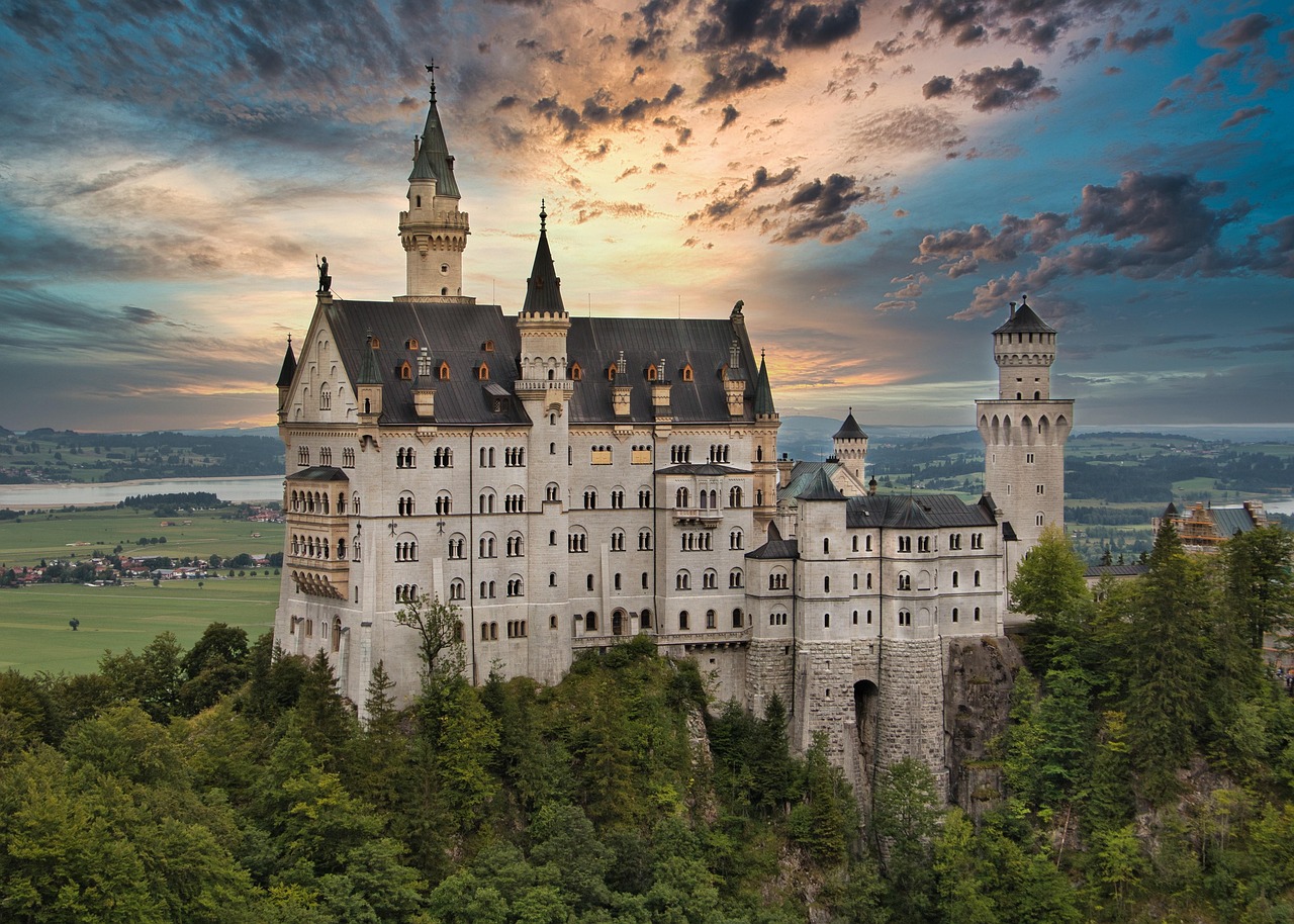 castle neuschwanstein bavaria germany fairy tale feet building idyllic king ludwig dream castle mystical legendary fairytaile castle castle castle castle castle castle germany