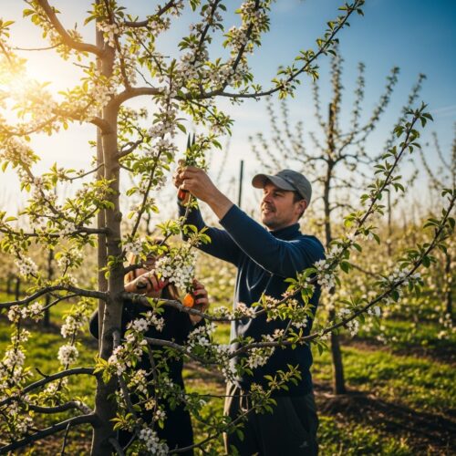 Fruit Tree Pruning for Disease Prevention