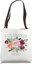 Columbus Ohio Floral Rose Lovers Bouquet Souvenir Gardeners Tote Bag