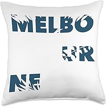 Flower City Australia - Melbourne Throw Pillow