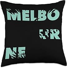 Flower City Australia - Melbourne Throw Pillow