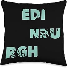 Flower City United Kingdom - Edinburgh Throw Pillow