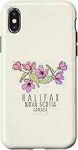 Halifax Nova Scotia Canada Wildflowers Case for iPhone X/XS