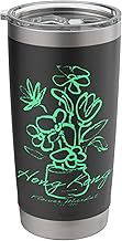 Hong Kong Minimalist Flower Art – Urban Aesthetic Hong Kong Stainless Steel Insulated Tumbler