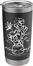 Hong Kong Minimalist Flower Art – Urban Aesthetic Hong Kong Stainless Steel Insulated Tumbler