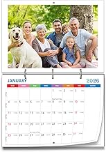 (Made in Chicago) Custom Photo Wall Calendar 2026, Make Your Own Personalized Calendar, Customized Calendar for Home & Office, Christmas Gifts (12 photos)