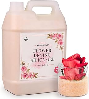 Silica Gel Flower Drying – 7 LBS Flower Drying Silica by Reusable, Color Indicating Silica Gel Beads for Drying Flowers, Silica Sand Flower Drying for Wedding Decoration, Resin Mold, Graduation