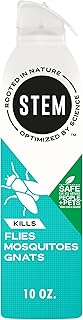 STEM Kills Flies, Mosquitoes And Gnats: Plant-Based Active Ingredient Bug Spray, Botanical Insecticide For Indoor And Outdoor Use; 10 fl oz (Pack Of 1)