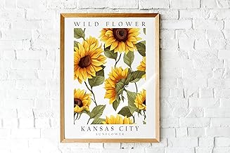 Sunflower, The Wild Flower Of Kansas City Wall Art Black African American Woman Poster Sunflower, The Wild Flower Of Kansas City Wall Decor Black African American Woman Print,319