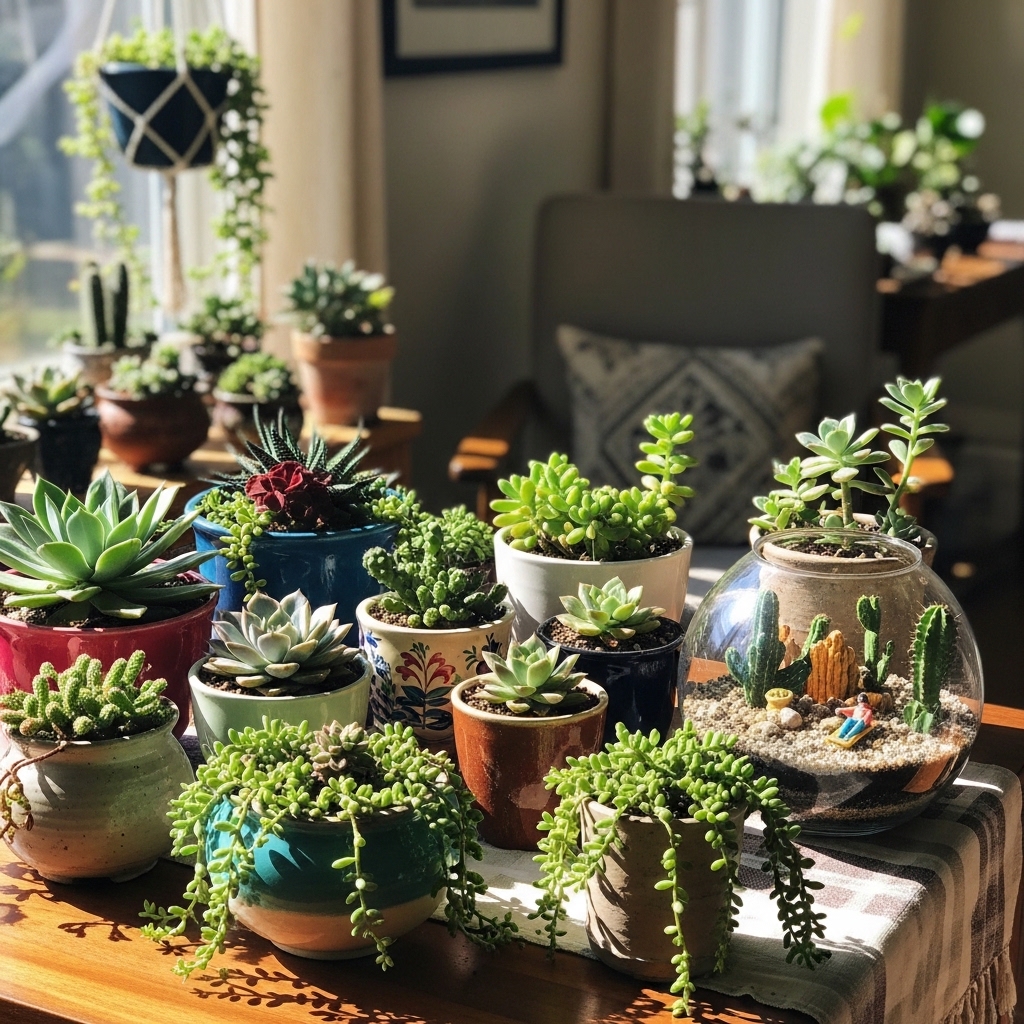 10. Succulents (Various Species)
