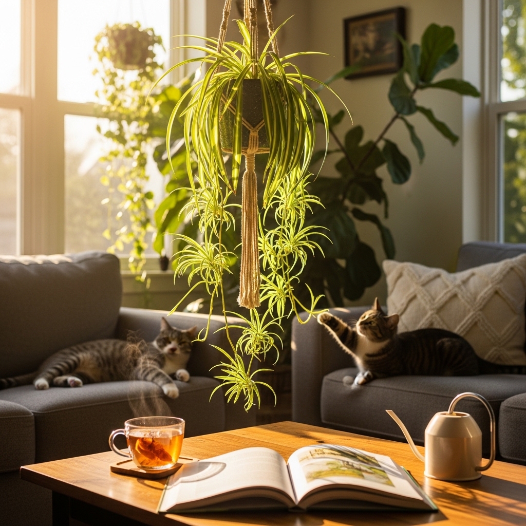 12. Spider Plant (Chlorophytum comosum)