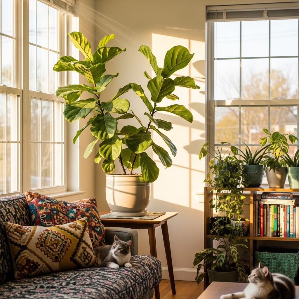 24. Fiddle Leaf Fig (Ficus lyrata)