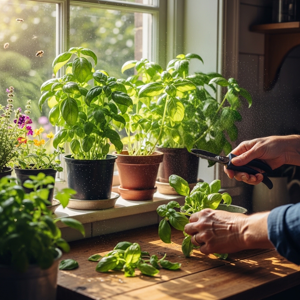 27. Sweet Basil (Ocimum basilicum)