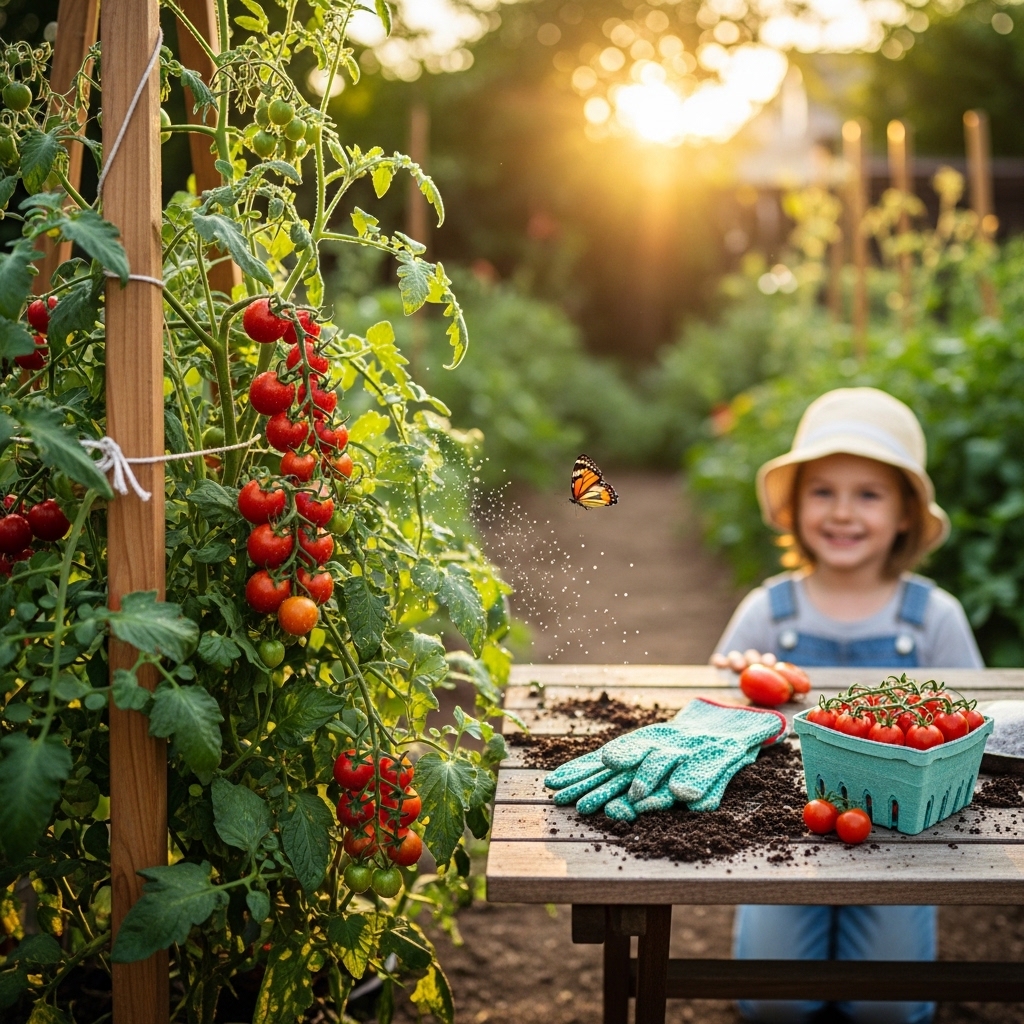 28. Cherry Tomatoes (Solanum lycopersicum)