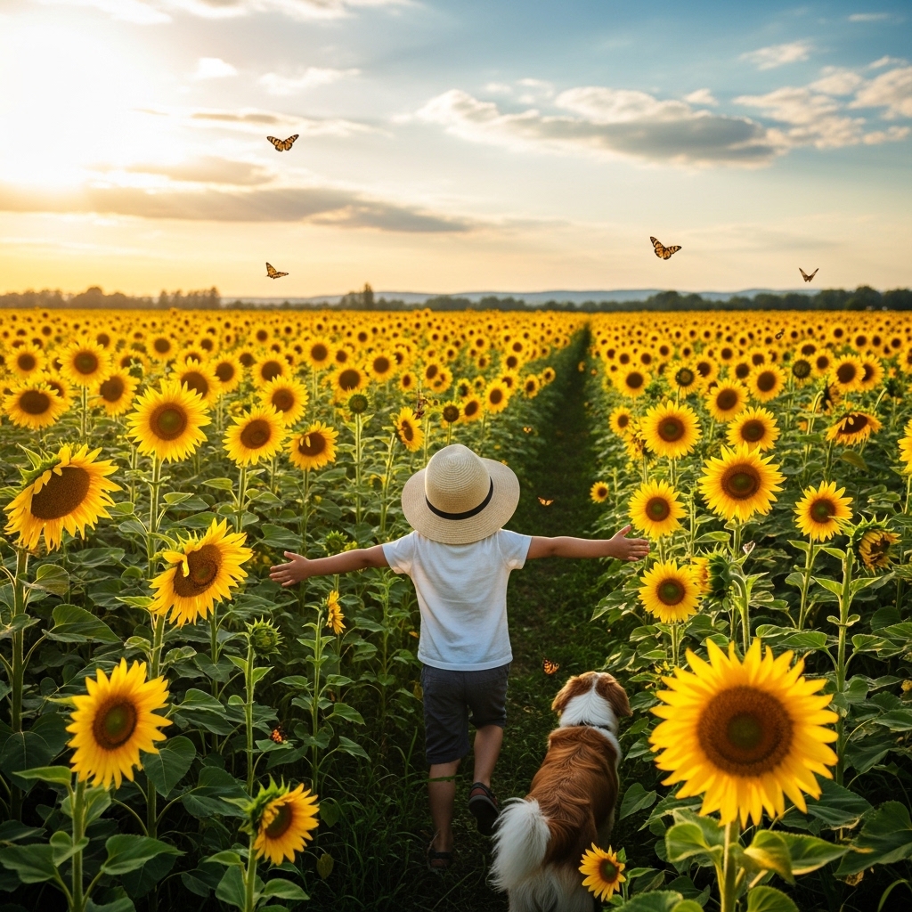 30. Sunflowers (Helianthus annuus)