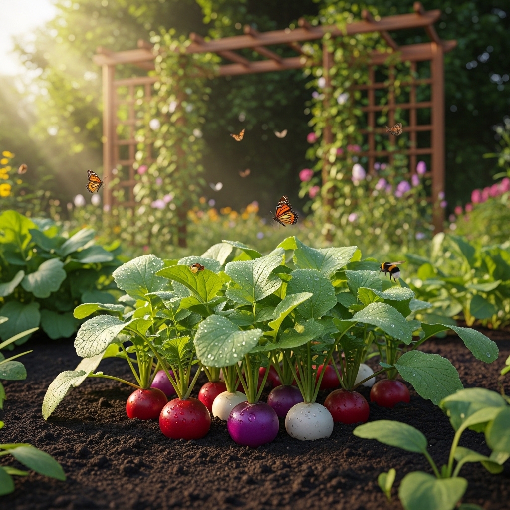 31. Radishes (Raphanus sativus)