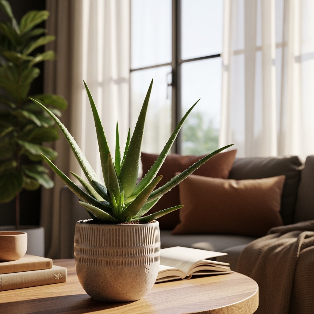 5. Aloe Vera (Aloe barbadensis miller)