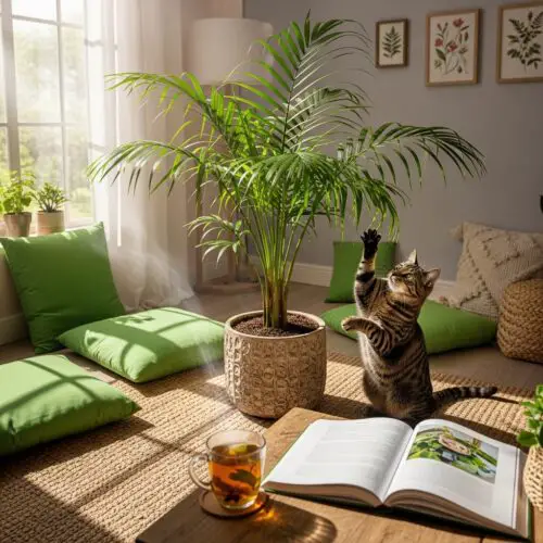 8. Parlor Palm (Chamaedorea elegans)