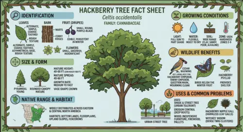 hackberry tree fact sheet