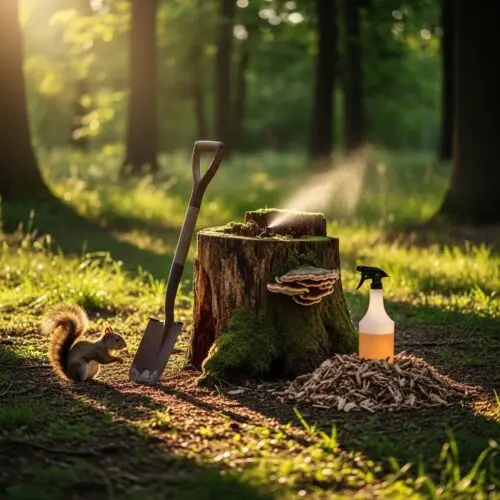 Prepare the Tree Stump for Rotting