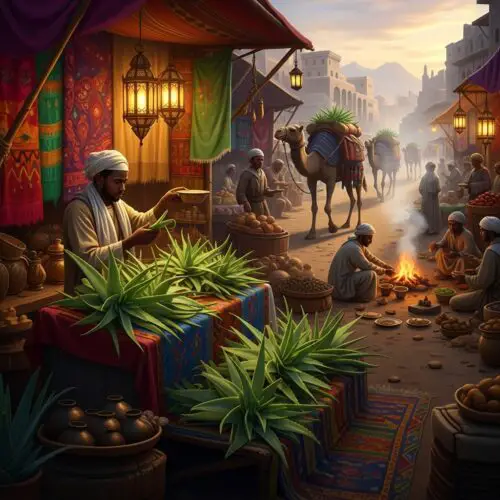 The Spread of Aloe Vera Through Trade Routes