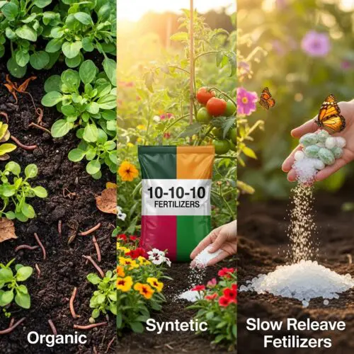 Types of 10-10-10 Fertilizers: Organic, Synthetic, and Slow-Release