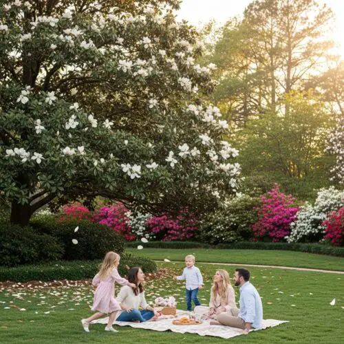 1. Southern Magnolia (Magnolia grandiflora)