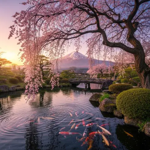 10. Mount Fuji Cherry (Prunus serrulata 'Shidare')