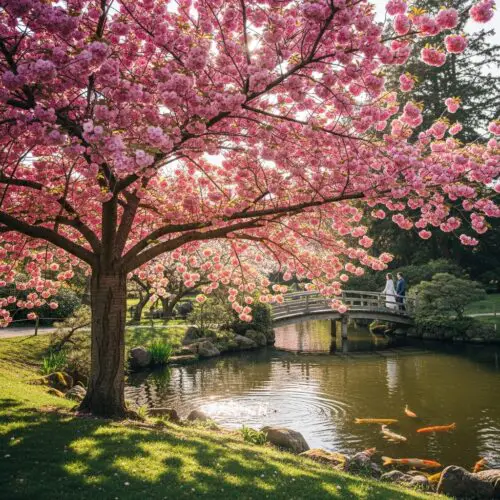 12. Kanzan Cherry (Prunus serrulata 'Kanzan')