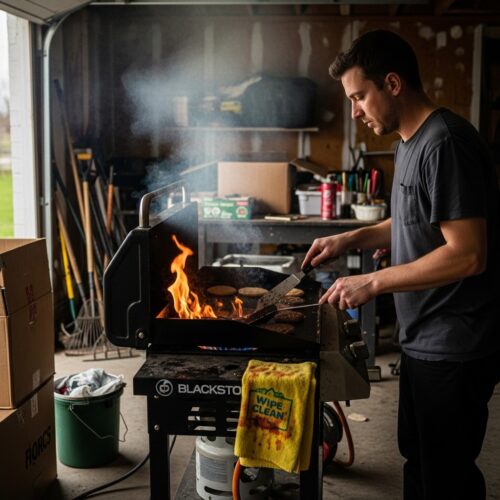 Can a Blackstone Griddle Be Used Indoors? - - My Backyard Life