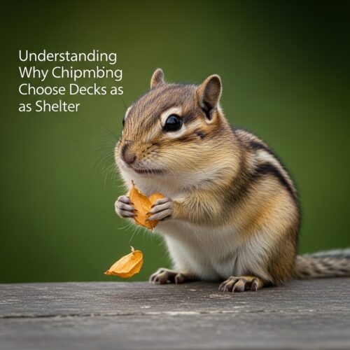 How to Get Rid of Chipmunks Under the Deck of Your Home