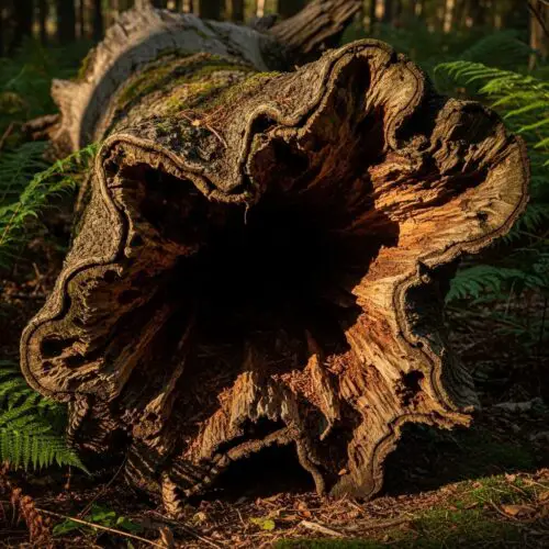 How to Hollow Out a Tree Log (For a Planter or Geocaching)