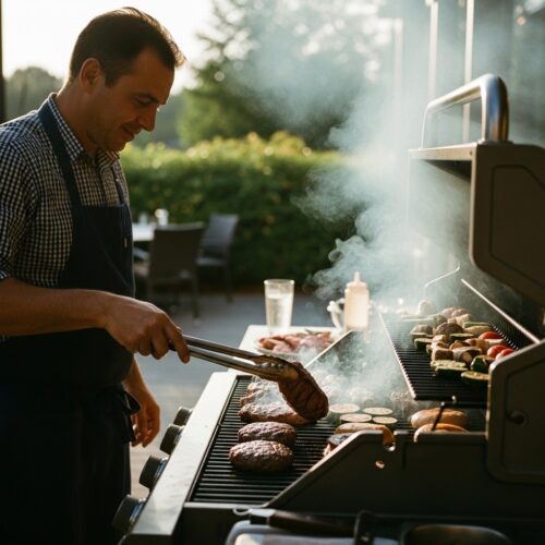 Transforming Frozen Patties into Gourmet Grilled Burgers