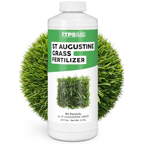 St Augustine Grass Fertilizer, Liquid Lawn Food for Thicker Growth, 32 oz