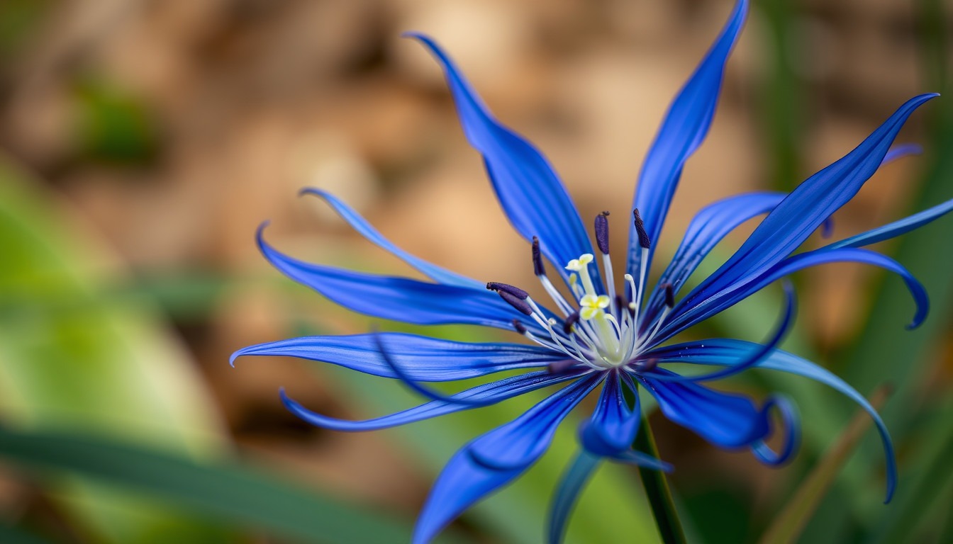 symbolism of blue spider lily
