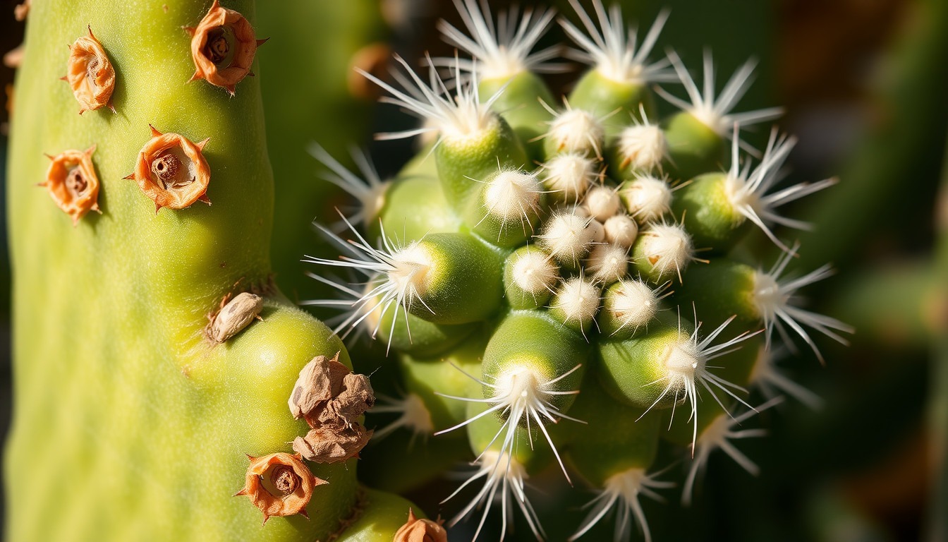 cochineal scale on cactus