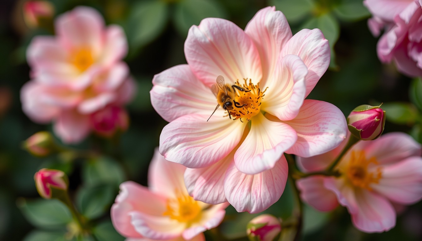 bee-friendly rose varieties