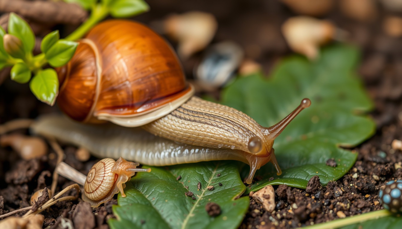 snail feeding conditions