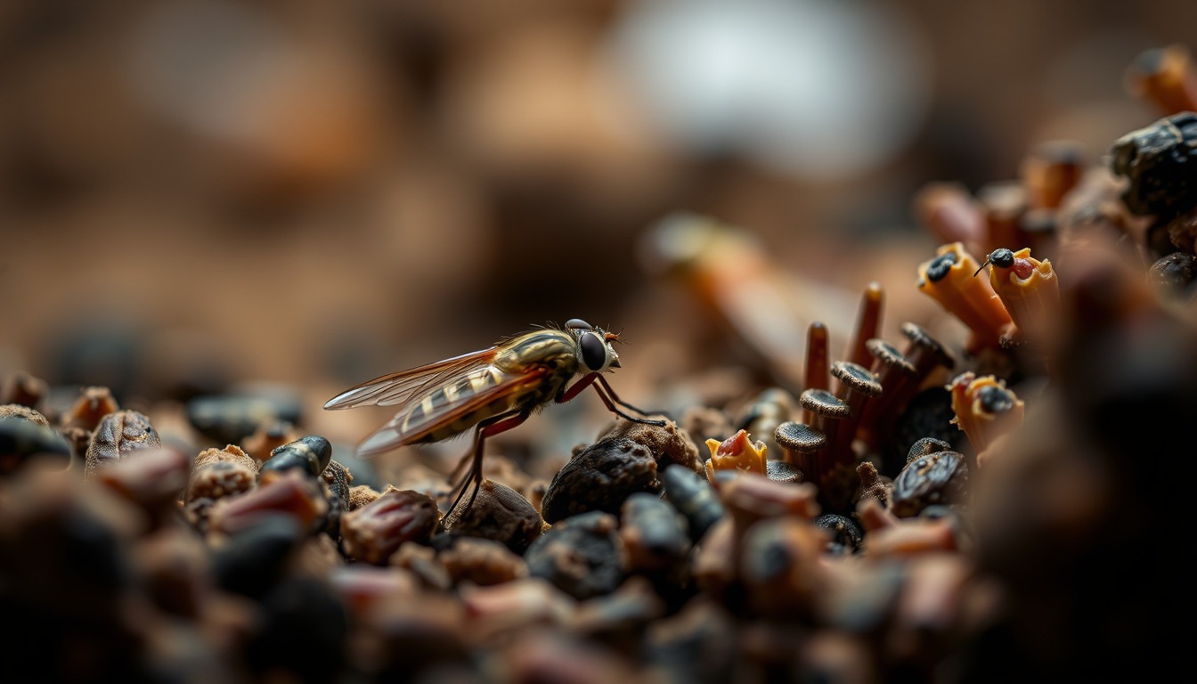 phorid flies vs fungus gnats
